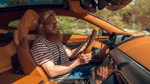 Aston Martin Vanquish ATJ driving