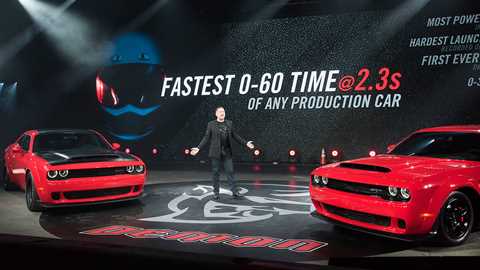 Dodge boss Tim Kuniskis unveils the Demon