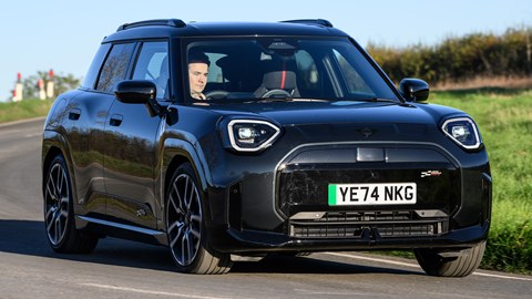 Mini Aceman (2024) front driving