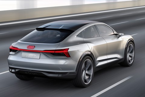 Audi e-tron Sportback rear quarter