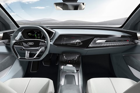 Audi e-tron Sportback interior
