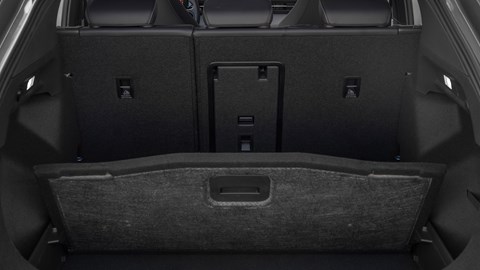 Ford Capri (2024) review: boot space, seats up, storage boards in box position