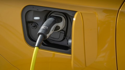 Ford Capri (2024) review: charging cable plugged in