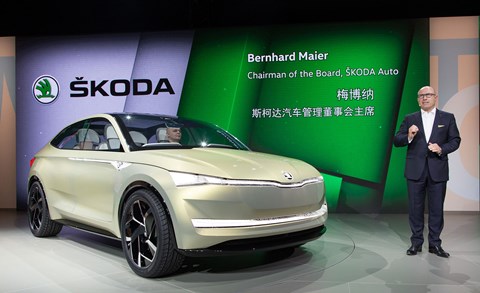 The Skoda Vision E: another world debut at Auto Shanghai 2017