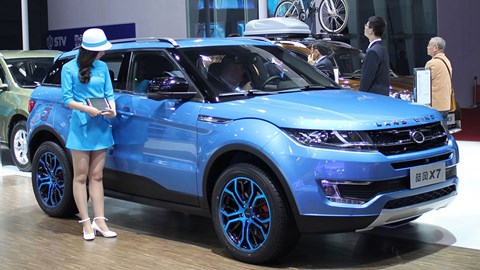 The Range Rover Evoque knock-off: Landwind X7 at earlier Shanghai show