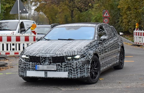 The new 2026 BMW i3 electric saloon scooped