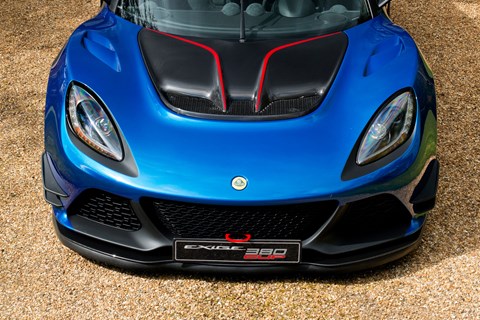 Lotus Exige Cup 380 front detail