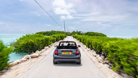 MINI Cooper Convertible rear driving