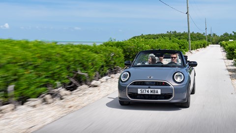 MINI Cooper Convertible front three-quarter driving