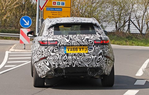 Rear end reveals likely diffuser and multi-exhaust for SVR