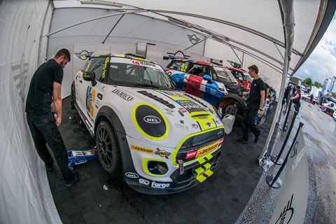 Mini Challenge JCW car