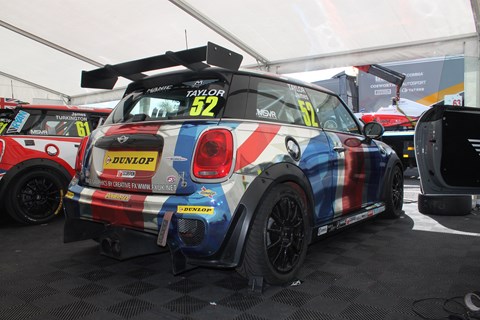 Mini JCW Challenge race car