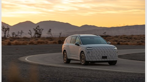 Hyundai Ioniq 9 prototype (2025) review: first impressions in the Californian desert