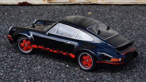 Tamiya BT-01 Porsche 911 RSR static rear