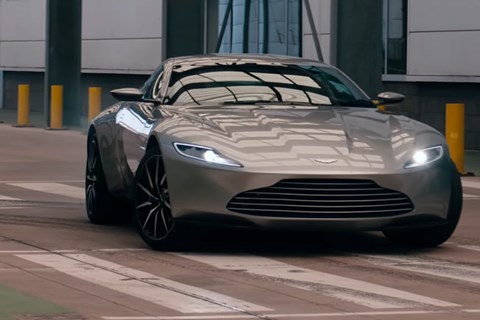 Aston Martin DB10 drifting