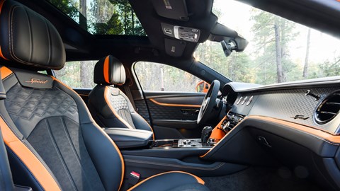 Bentley Flying Spur Speed review - front seats