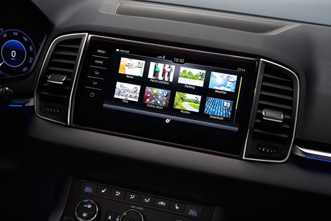 Skoda Karoq infotainment