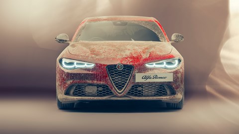 Alfa Romeo front of the car