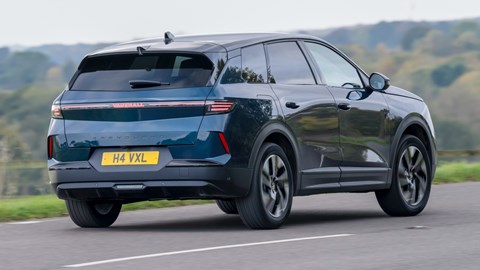 Vauxhall Grandland Hybrid rear cornering