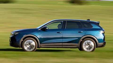 Vauxhall Grandland Hybrid profile driving