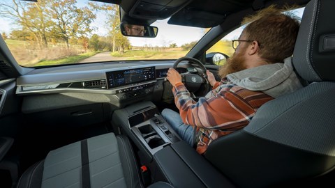Vauxhall Grandland Hybrid Alan Taylor-Jones driving
