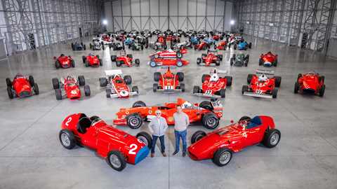 Image of Bernie Ecclestone's F1 car collection
