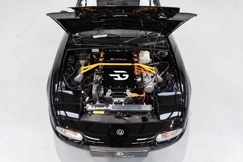 Electrogenic Mazda MX-5 - under the bonnet