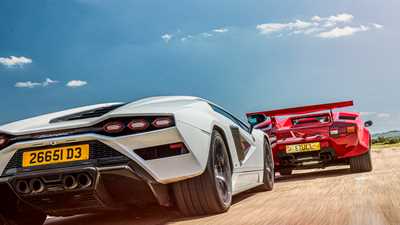 Running with the bulls: join us as we test the latest Lamborghini Countach LPI 800-4 against a 1988 original