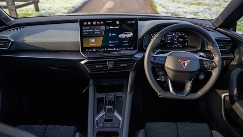 Cupra Leon (2024) review: dashboard and infotainment system