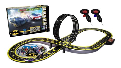 Batman vs Joker Micro Scalextric Car Race Track Set