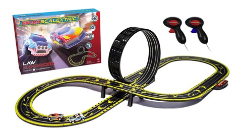 Micro Scalextric Law Enforcer Track Set