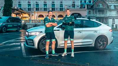 Our electric Skoda infiltrates the Tour de France