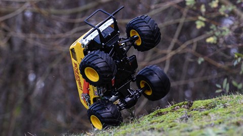 Tamiya CW-01 Lunch Box wheelie