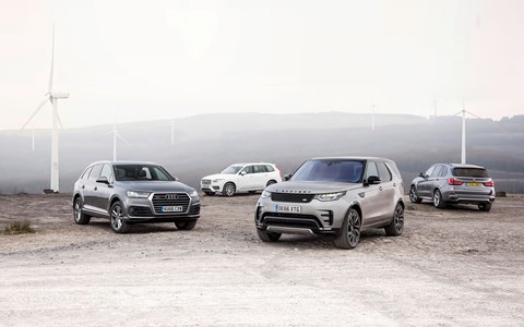 Premium SUV four-way shoot-out: Discovery vs Q7 vs X5 vs XC90