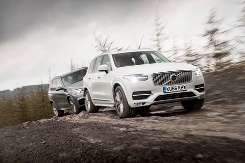 The Volvo XC90 and BMW X5