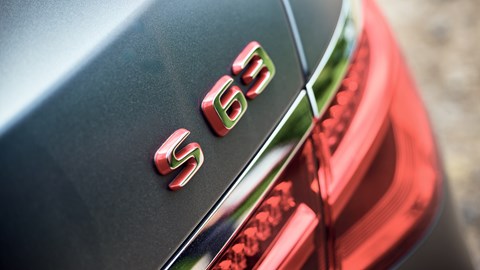 S63 AMG badge