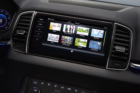 Skoda Karoq official infotainment