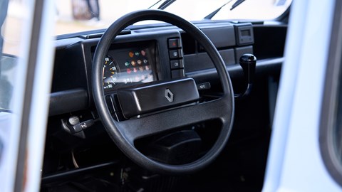 Original Renault 4 interior: simpler times