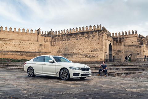 CAR magazine BMW 5-series vs Morocco