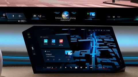 BMW OS X and Panoramic iDrive central touchscreen