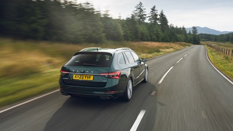 Skoda Superb Sleeper rear driving