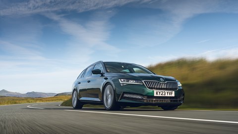 Skoda Superb Sleeper driving