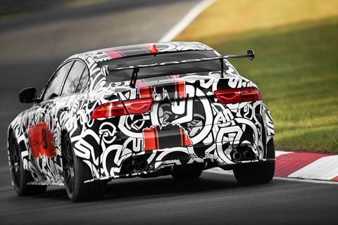 Jaguar XE Project 8 rear quarter