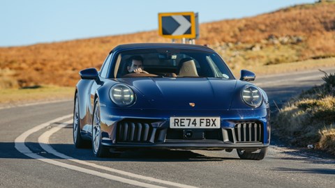 992.2 Porsche 911 Targa 4 GTS front cornering