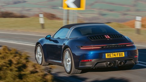 992.2 Porsche 911 Targa 4 GTS rear cornering