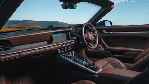 992.2 Porsche 911 Targa 4 GTS front interior