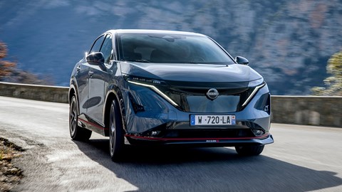 Nissan Ariya Nismo front cornering