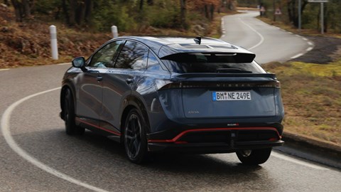 Nissan Ariya Nismo rear cornering