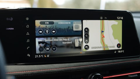 Nissan Ariya Nismo infotainment