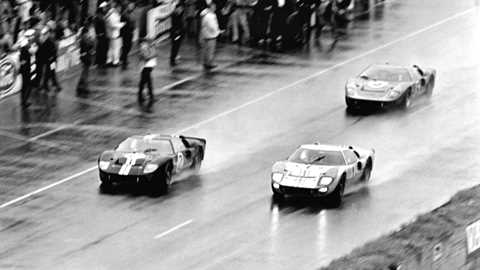 Ford GT40 1-2-3 finish at 24 Hours of Le Mans in 1966